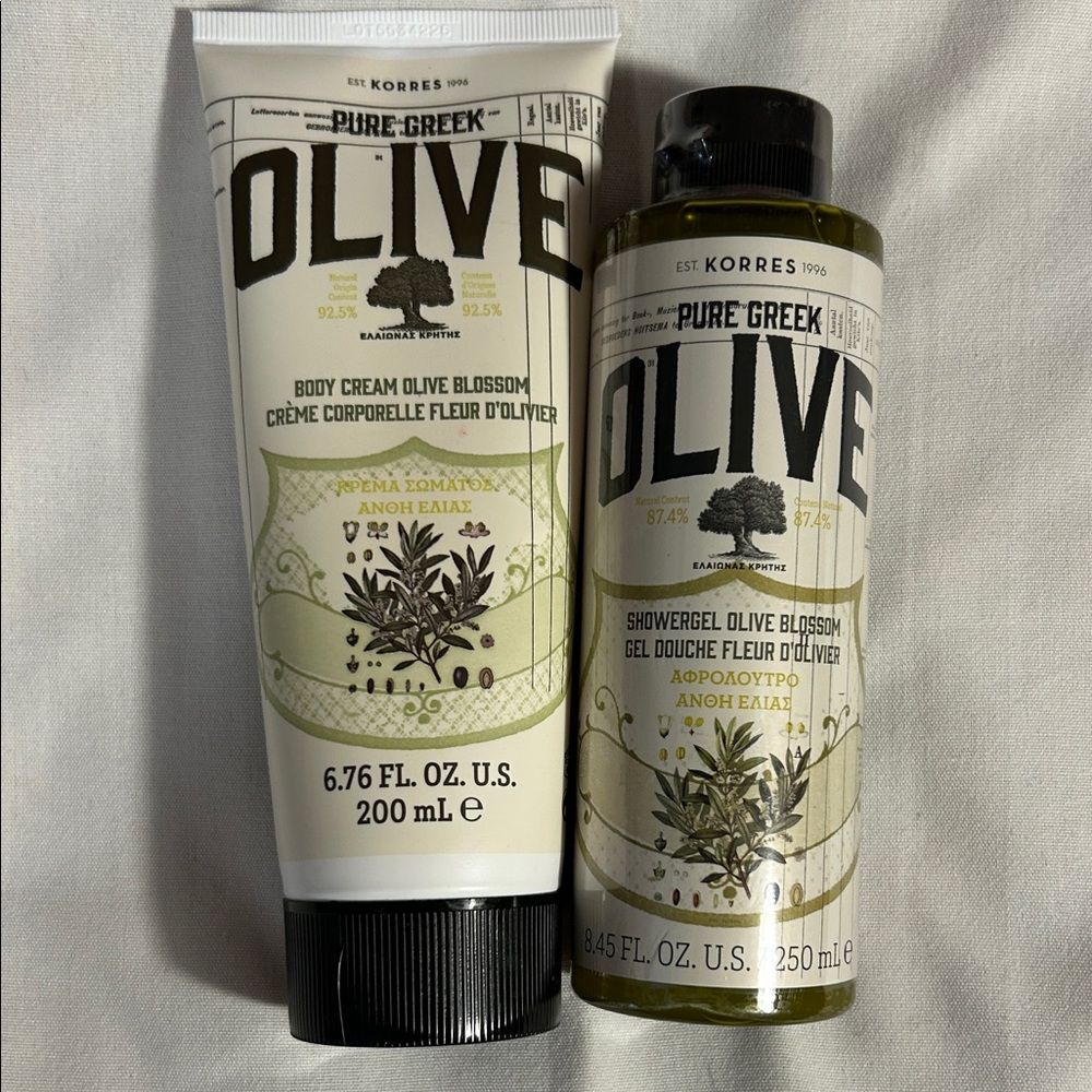 Korres Pure Greek “Olive Blossom” shower gel &body cream